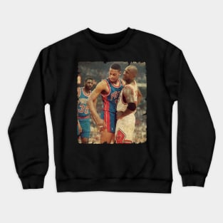 Dennis Rodman vs Michael Jordan Crewneck Sweatshirt